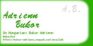 adrienn bukor business card
